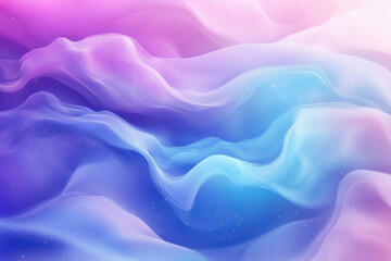 Obraz premium Soft waves of pastel colors create a serene atmosphere in a dreamy landscape