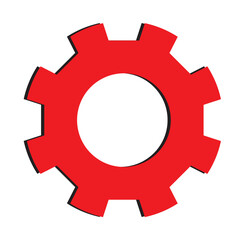 Gear icon, Gear setting icon set. setting sign . cogs symbol . gear wheel mechanism .  1176