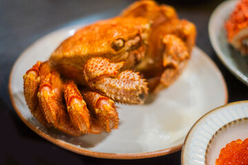 ボイルした毛ガニ