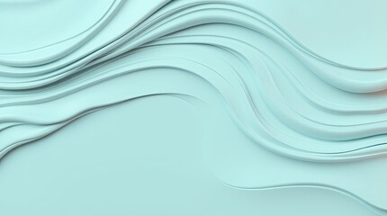 Obraz premium Abstract Pastel Blue Wave Background Design