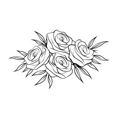 Seamless doodle flowers
