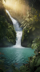 waterfall in the forest