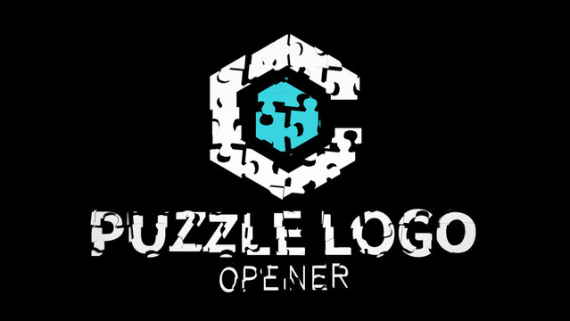 Puzzle Logo Reveal