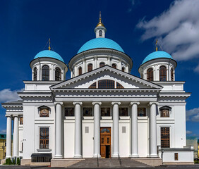 Our Lady of Kazan cathedral. Our Lady monastery in Kazan, Russia	