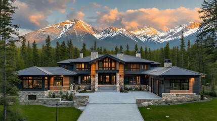 Chilean Mountain Lodge with Andes Views, Sustainable Alpine Estate