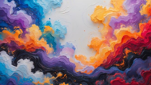 Explore the vibrant world of Dynamic Abstract Art with stunning color blends and combos