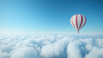 Fototapeta premium floating above the clouds