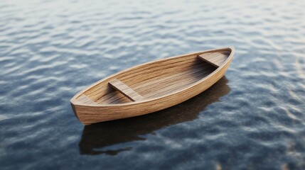 Naklejka premium wooden boat 
