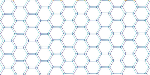 Fototapeta premium Luxury hexagonal abstract black metal background with golden light lines. Dark 3d geometric texture illustration. Black Hexagonal Pattern Metallic background with black and gold 3d