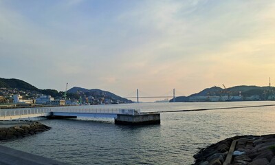 Fototapeta premium Japanese waterfront