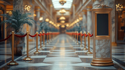 Fototapeta premium Luxurious Hallway View