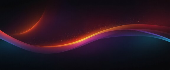 Dark grainy color gradient background purple red orange blue black glowing banner header abstract design