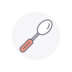 Spoon vector icon stock illustration