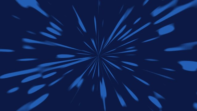 Cartoon Portal Warp Space Travel Animated Background