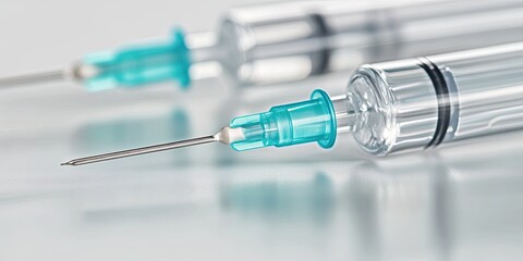Syringe closeup - Healthcare Product Photography Series