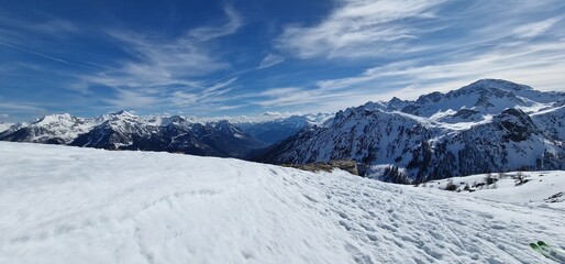 skiing holiday in france