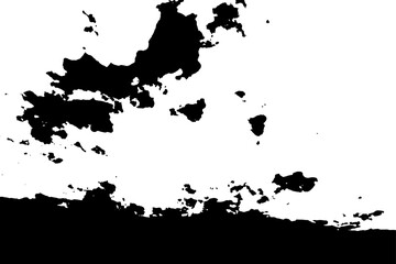 Rustic splash vector texture. Abstract background. Weathered surface and shape. Dirty and damaged backdrop.