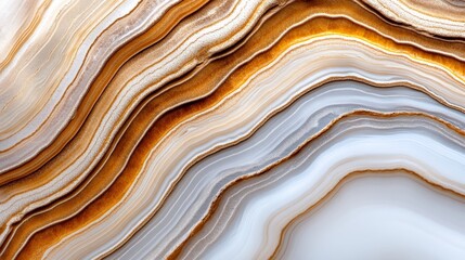 Mesmerizing Golden Marble Texture with Flowing Patterns and Colors