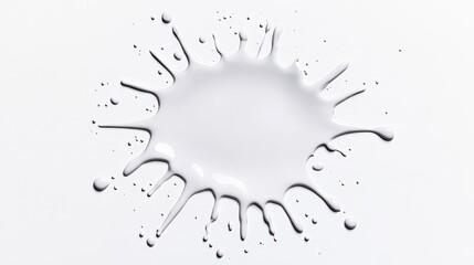 Obraz premium Abstract Monochrome Canvas with Organic Splatter Patterns