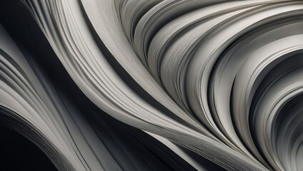 Modern background design with overlapping wavy forms and a refined grainy texture, adding a touch of sophistication and organic movement