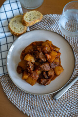 homemade beef stew with potatoes recipe