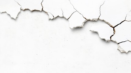 Obraz premium Raw Concrete Wall with Scarred Surface and Cracked Texture