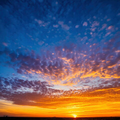 Obraz premium Bold Horizon Dramatic Sky