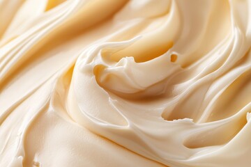 Obraz premium Creamy Whipped Cream Swirls