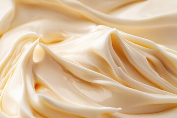 Obraz premium Creamy Whipped Cream Swirls