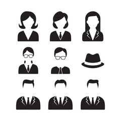 Business people icons