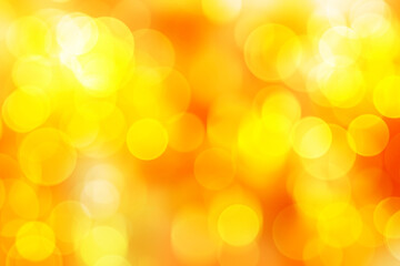 Obraz premium Orange abstract background blur with bokeh lights