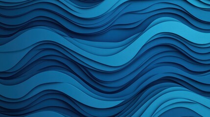 A vibrant, textured abstract background featuring flowing blue waves, creating a sense of motion and depth.