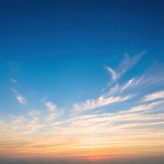 Obraz premium Soft Horizon Gentle Sky