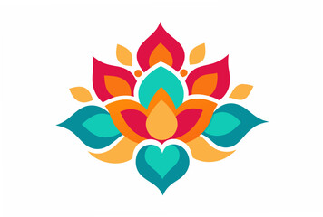 vector illustration of an abstract fire