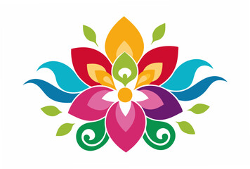 abstract flower vector illustration