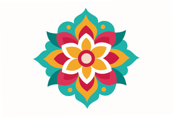 abstract flower design