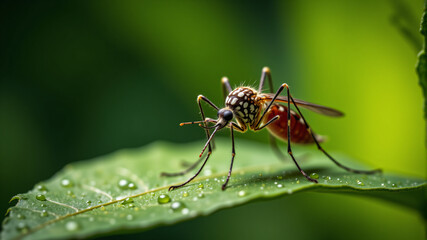 Naklejka premium The Life Cycle and Impact of Mosquitoes