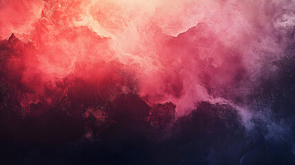 Fototapeta premium Abstract swirls of red and black smoke creating a dramatic contrast.