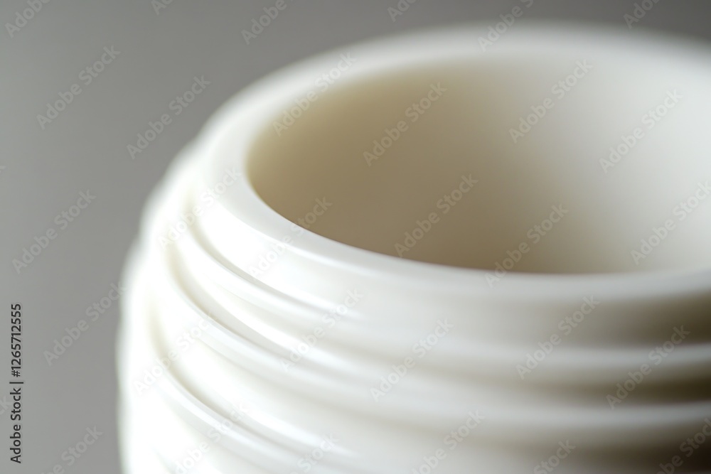 Poster a collection of white cups arranged on a table, ready for use