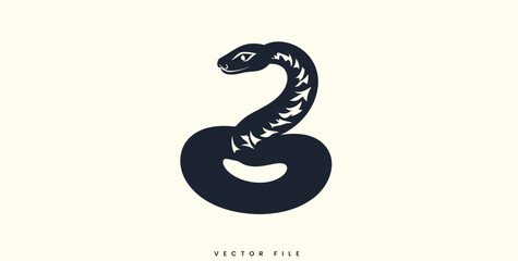 Cartoon Snake Illustration with A Cute and Funny Design Featuring a Cobra and Dragon-Like Elements in A Wild, Nature-Inspired Style