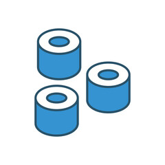 shushi vector icon stock illustration