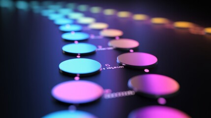 topsellers	Abstract representation of a project timeline, minimalist design with gradient colors, f/5.6, soft ambient light --ar 16:9 --v 6.1 --style raw --c 10	Minimalist project timeline with gradie