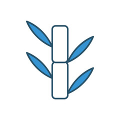 bambo vector icon stock illustration