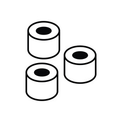 shushi vector icon stock illustration