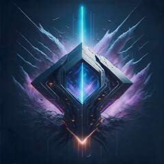 modern new logo or icon suitable as cover or banner
