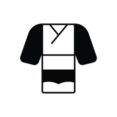 Kimono  vector icon stock illustration