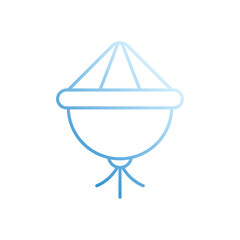 Hat  vector icon stock illustration