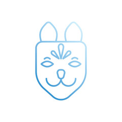 Mask  vector icon stock illustration