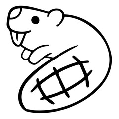 beaver line icon