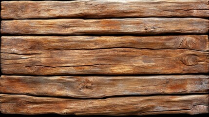 Fototapeta premium Aged Warm Brown Wooden Canvas with Rich Natural Texture